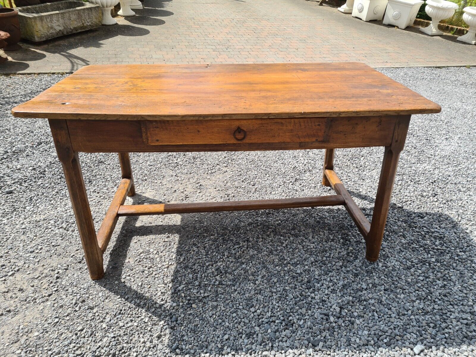 Oak farmhouse table