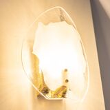 Kalmar wall sconces in brass and Murano glass, Austria, 1970s.