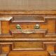 17th Century Antique Oak Commode with Two Rows of Drawers