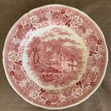 Large Villeroy & Boch cake dish, old red Burgerland model.