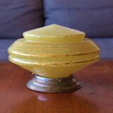 Ceiling lamp to pose art deco glass clichy