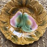 4 barbotine plates from Sarreguemines