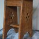 Tabouret art-populaire vintage