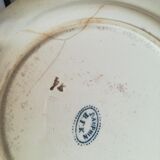 10 plates earthenware Boch Brothers