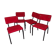 Set of 4 chairs 1960