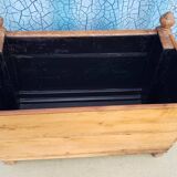 Old solid teak flower box