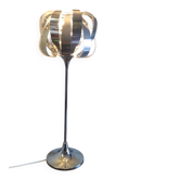 Lampe à poser XL en métal chromé par Seylumiere - années 70/80