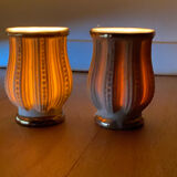 Pair of photophores manufacture La couleuvre