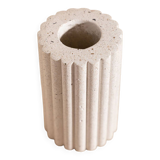 Gabriel vase in white concrete