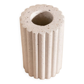 Gabriel vase in white concrete