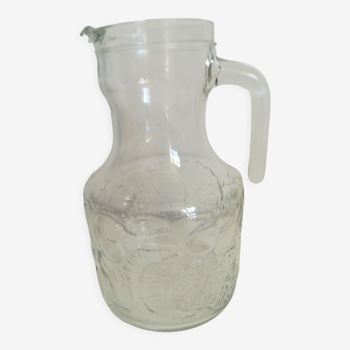 Vintage glass pitcher