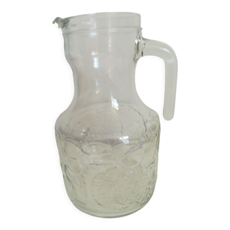 Vintage glass pitcher