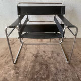 Wassily armchair by Marcel Breuer black