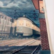 New York Central Train poster Leslie ragan system