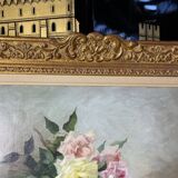 Oil follows canvas "Bouquet of roses" Ernest Filliard (1868-1933)
