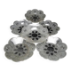 B1A set of 6 plates in Biedermeier style