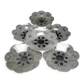 B1A set of 6 plates in Biedermeier style