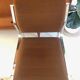 Vintage armchair in chrome and brown fabric year 1970