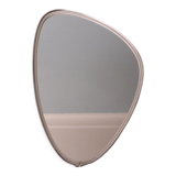 Free-form mirror with gold edge, 1950, 40x27 cm