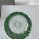 Vintage ovoid glass vase 70cl "Registered model" H:23cm