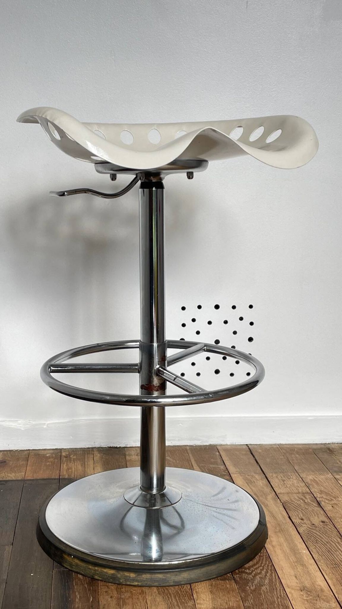 Tabouret haut mirima vintage assise tracteur