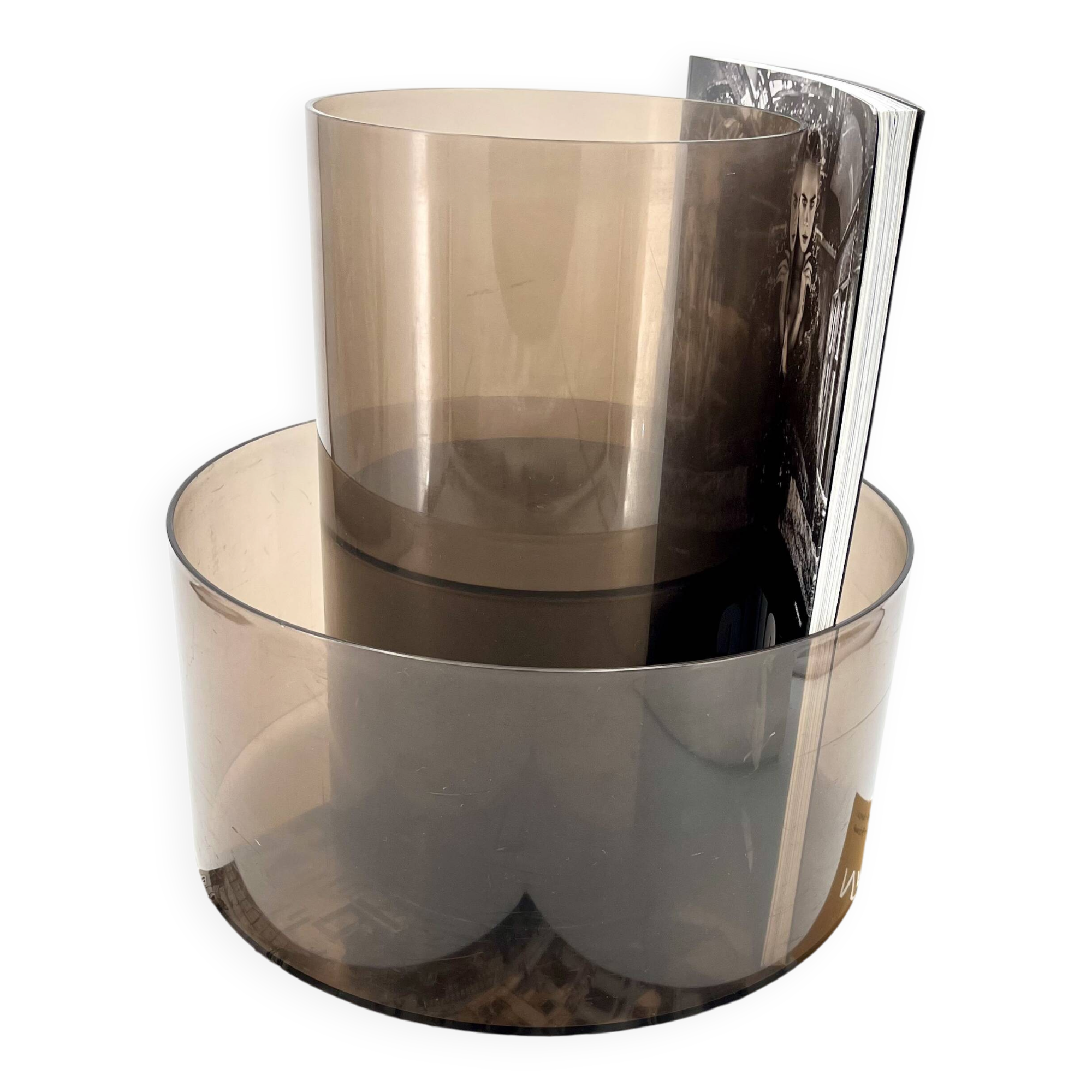 Vintage Swivel Magazine Rack by OPI Milano, Cini & Nils 1969, Italy