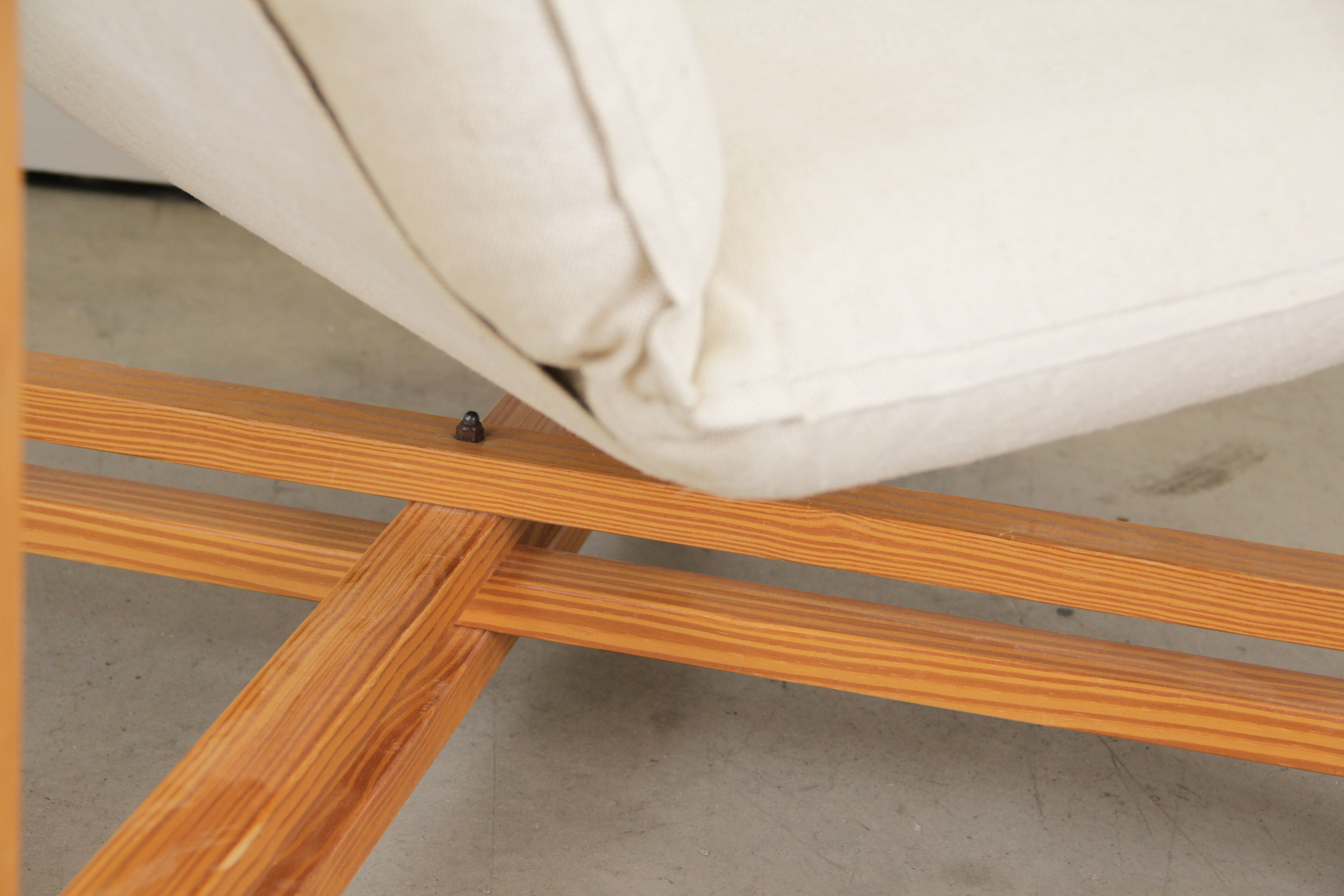 Foldable lounge set in pinewood by Burkhard Vogtherr for Rosenthal