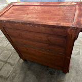 Louis Philippe style commode from the early 20th century - Mahogany