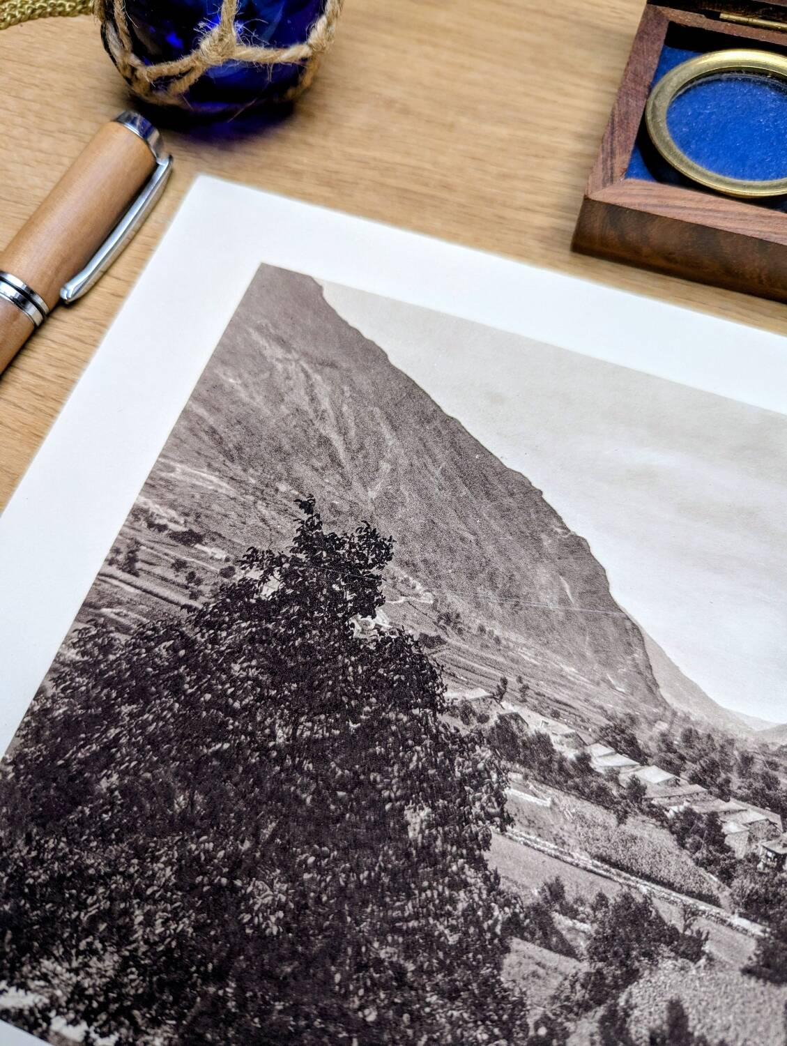 The Ossau Valley, Pyrénées-Atlantiques, photographic plate printed in 1937
