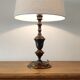 Lamp to table in red copper