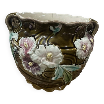 Barbotine pot cover