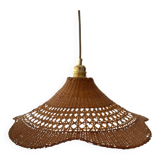 Vintage suspension in woven wicker