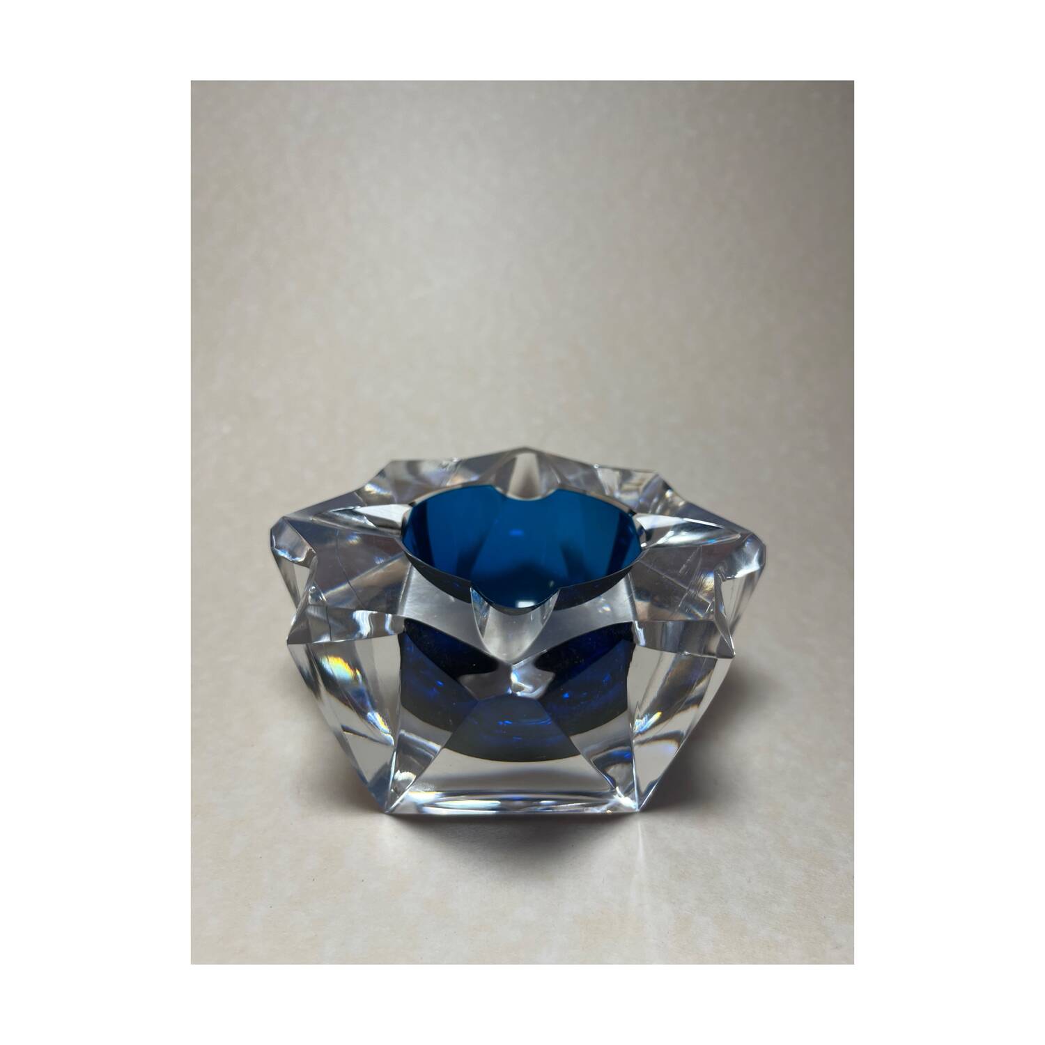 Crystal ashtray