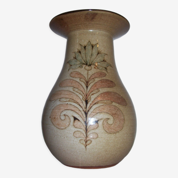 Ceramic vase signed Bailly Michel
