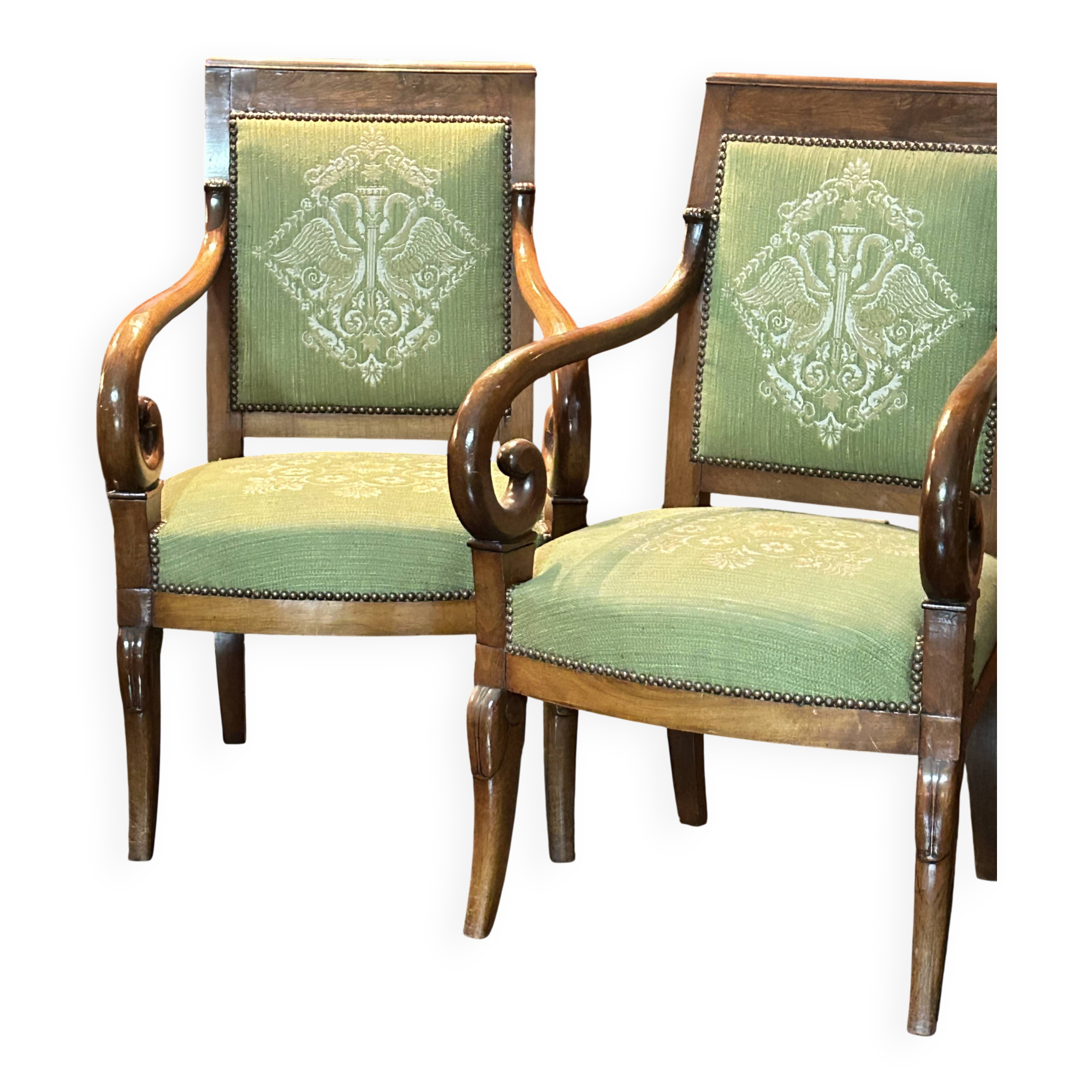 Pair of armchairs