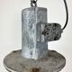Large Industrial Cast Aluminium Cage Pendant Light , 1960s