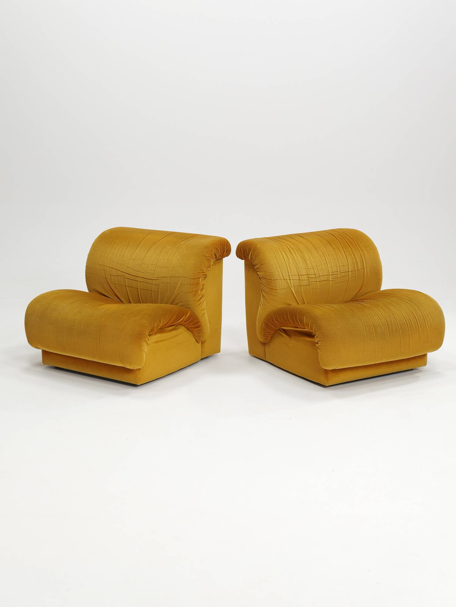 Paire de fauteuils Tiffany Doimo Salotti, années 1970
