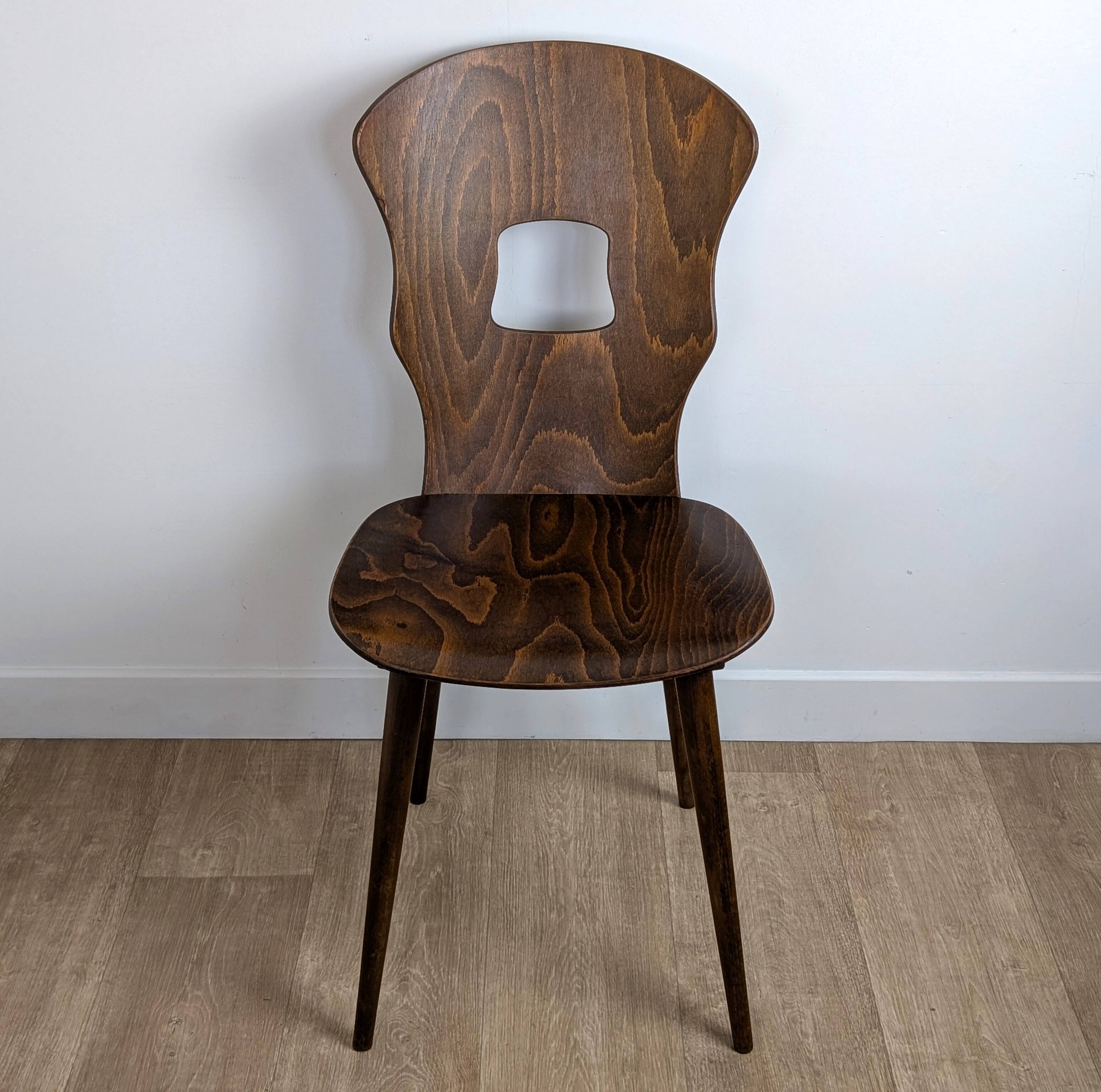 Set of 4 Baumann chairs Gentiane model