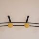 Vintage ball coat rack