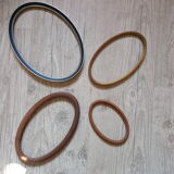 Set of 4 oval frames