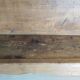 Vaisselier en bois ciré , haut de buffet antique