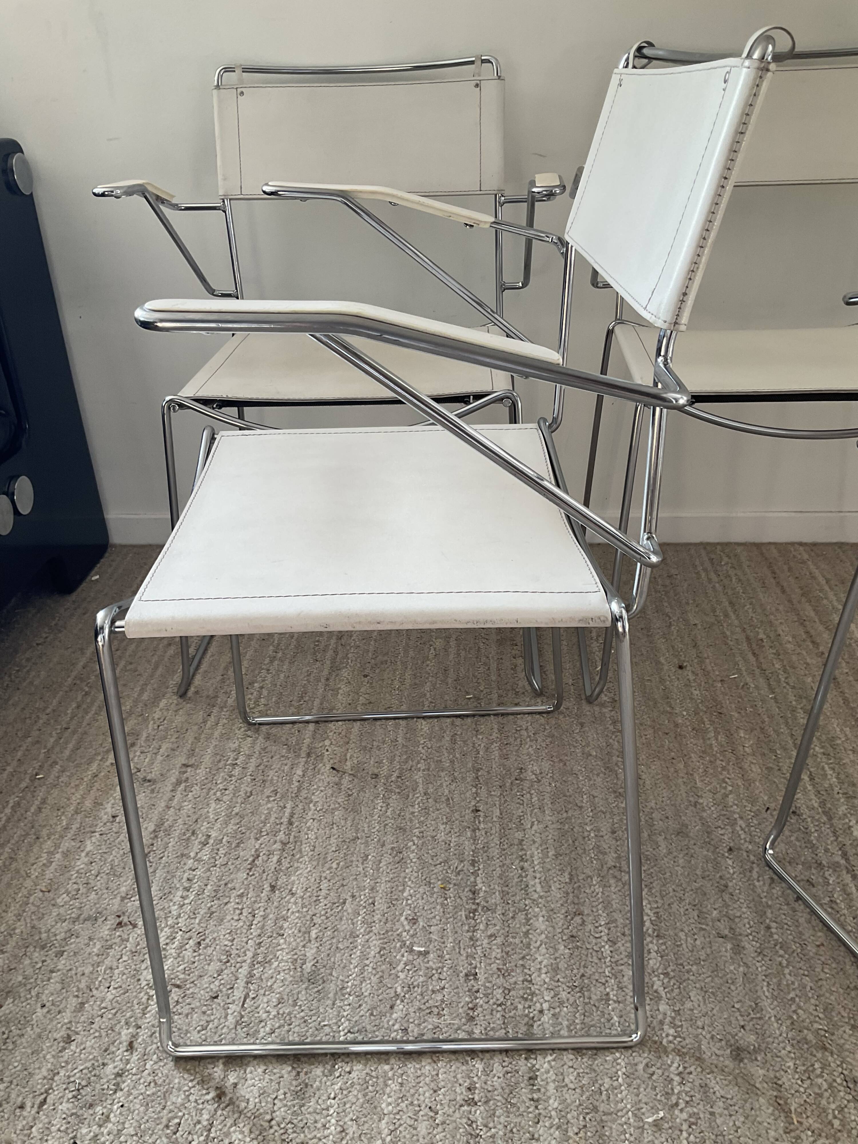 4 fauteuils Giandomenico Belotti années 70