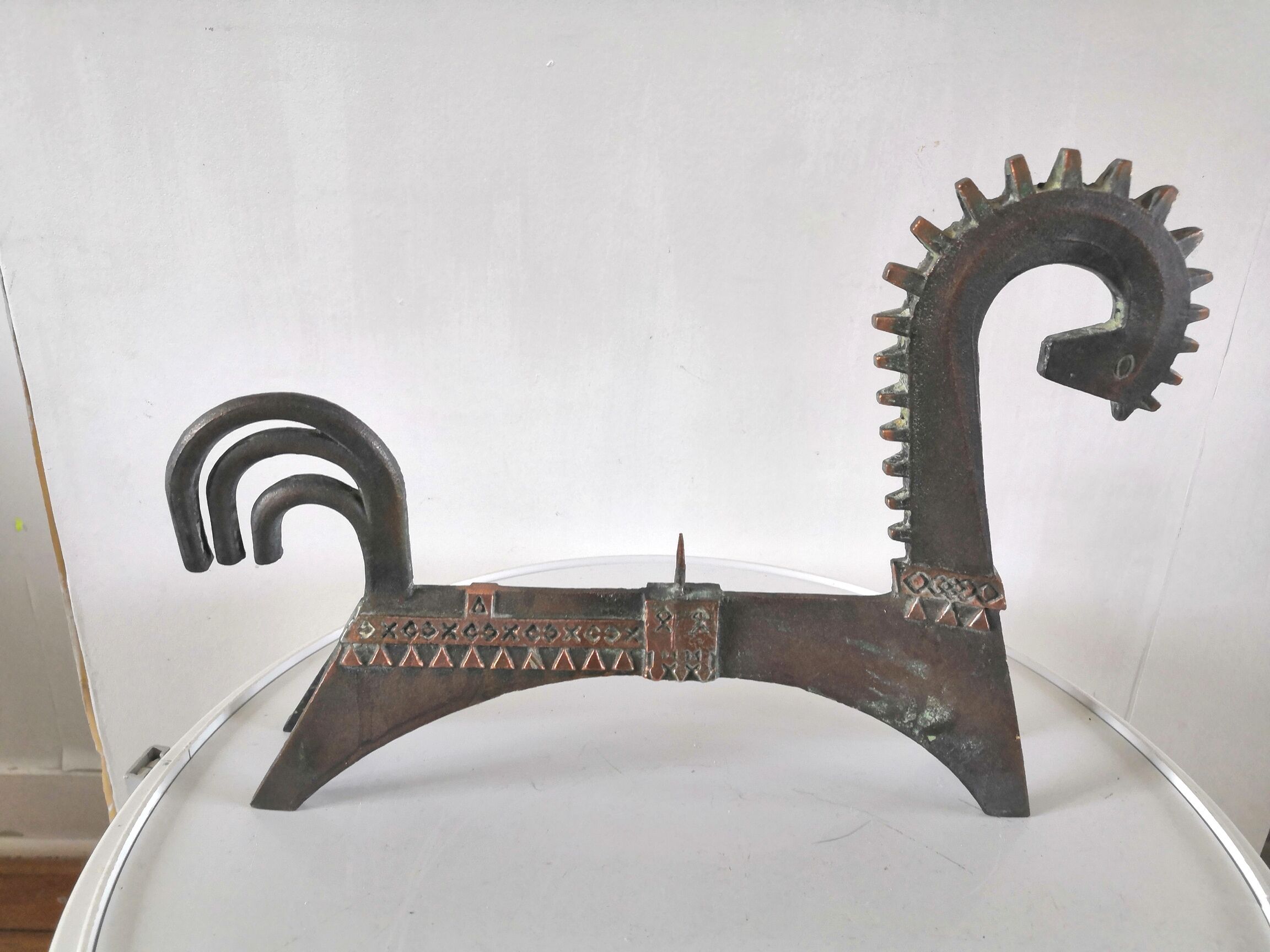 Bougeoir zoomorphe vintage design années 60