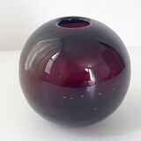 Vintage Murano glass ball vase 1960