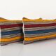 Set of 2 vintage kilim cushion covers 51x20 cm
