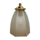 Vintage tulip walker in frosted glass