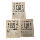 Lot of 3 20th century letters