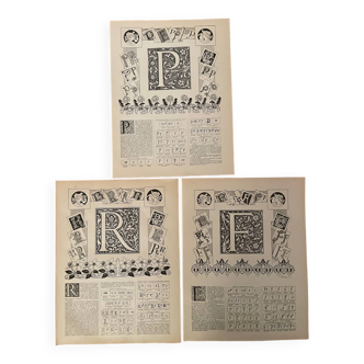 Lot of 3 20th century letters