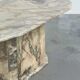 Classic Marble Coffee Table Fior di Pesco, Italy, 1970s