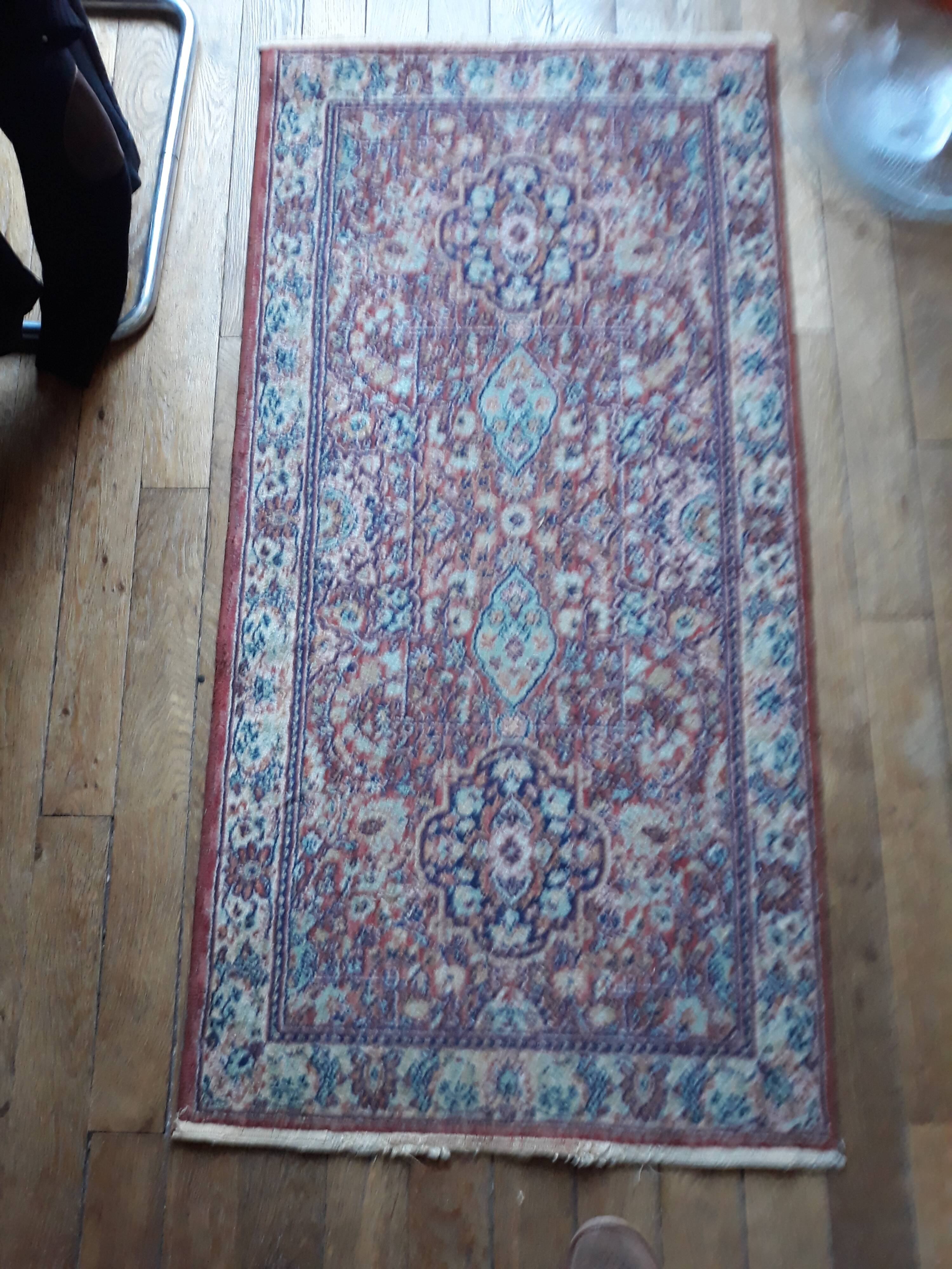 Vintage Persian style rug - 140x70cm
